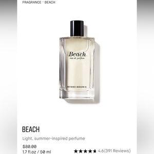 Bobbi Brown Beach perfume 1.7fl oz